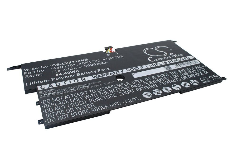 CS-LVX114NB : Battery for Lenovo ThinkPad X1 Carbon 14, 20A7, 20A8 and others - Replaces Lenovo 45N1701, 45N1702, 45N1703 and others