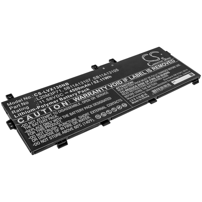 CS-LVX130NB : Battery for Lenovo ThinkPad X13 Yoga G2 20W80014GE, ThinkPad X13 Yoga G2 20W8000TGE, ThinkPad X13 Yoga G2 20W80015GE and others - Replaces Lenovo L20M3P71, 5B11A13107, SB11A13105