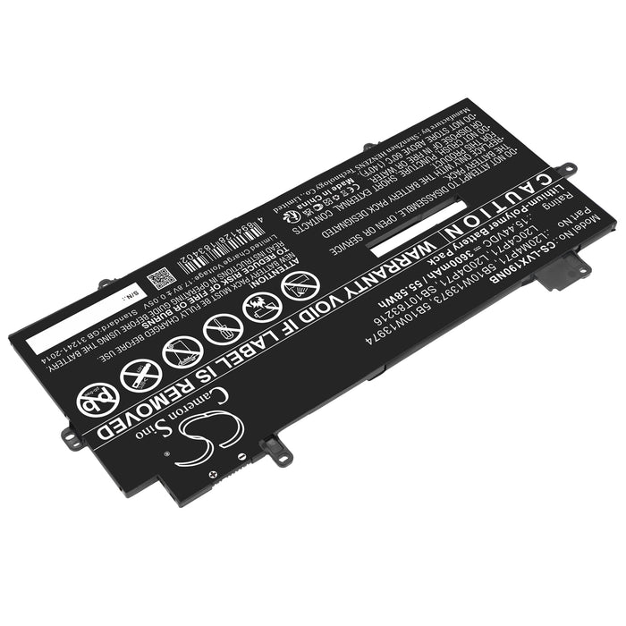 CS-LVX190NB : Battery for Lenovo ThinkPad X1 Carbon Gen 9-20XW005JGM, ThinkPad X1 Yoga Gen 6 20XY004PMX, ThinkPad X1 Yoga Gen 6 20XY003BAT and others - Replaces Lenovo 5B10W13973, 5B10W13974, 5B10W13975 and others