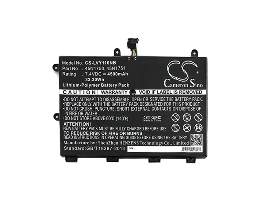 CS-LVY110NB : Battery for Lenovo ThinkPad Yoga 11e, ThinkPad 11e(20D9-9000BAU), ThinkPad 11e(20DA-A0006AU) and others - Replaces Lenovo 45N1750, 45N1751, 45N1748 and others