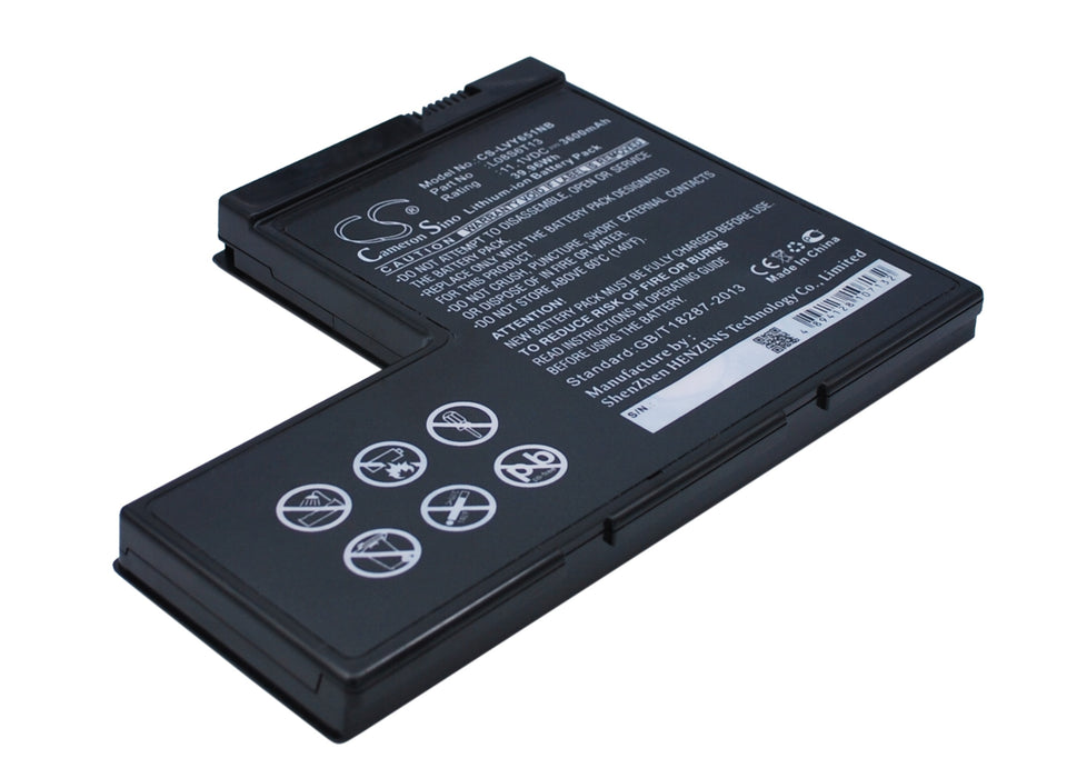 CS-LVY651NB : Battery for Lenovo IdeaPad Y650, IdeaPad Y650 4185, IdeaPad Y650A - Replaces Lenovo L08S6T13, 42T4575, 42T4576