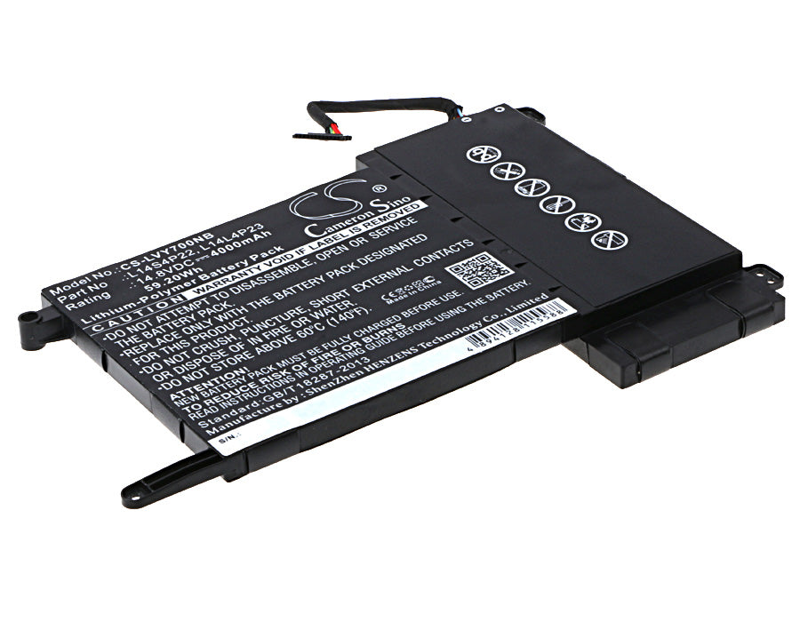 CS-LVY700NB : Battery for Lenovo IdeaPad Y700, IdeaPad Y700 Touch, Eraser Y700 and others - Replaces Lenovo L14S4P22, L14L4P23, L14M4P23 and others