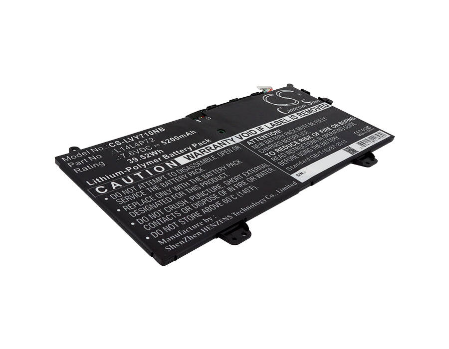 CS-LVY710NB : Battery for Lenovo Yoga 700, Yoga 700-11ISK, Yoga 3 11 and others - Replaces Lenovo L14L4P72, 5B10J46130, 5B10K10215 and others