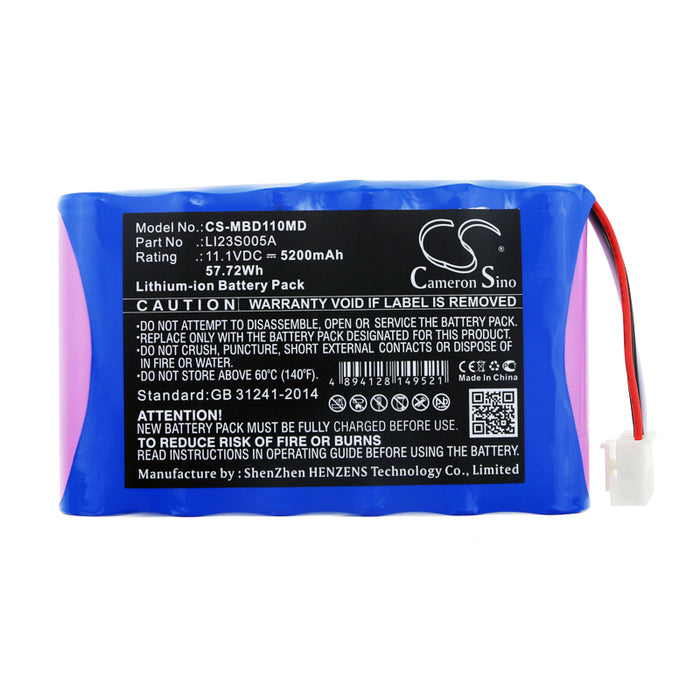 CS-MBD110MD : Battery for Mindray Umec10 - Replaces Mindray LI23S005A