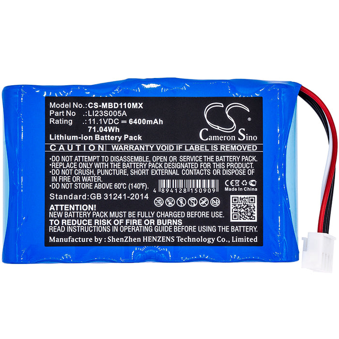 CS-MBD110MX : Battery for Mindray Umec10 - Replaces Mindray LI23S005A