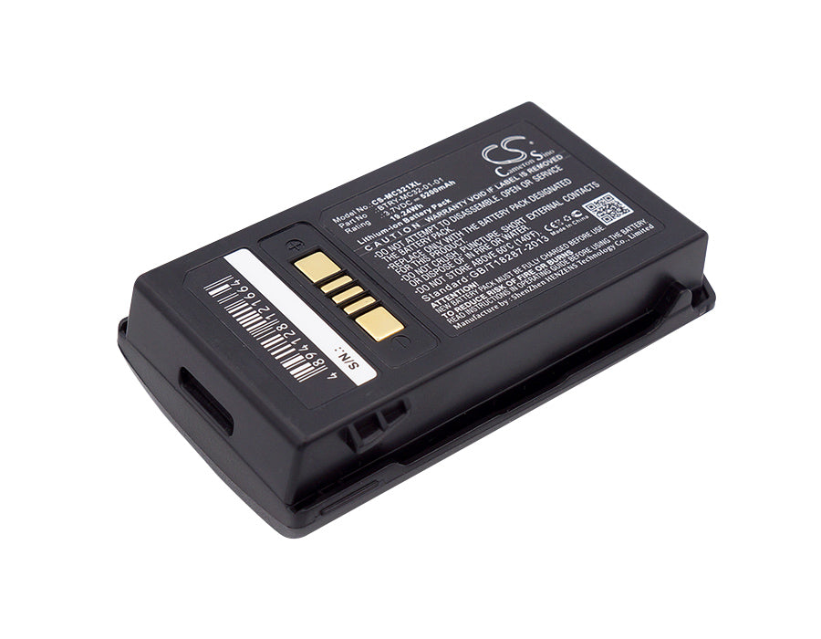 CS-MC321XL : Battery for Zebra MC3200, MC32N0, MC32N0-S - Replaces Zebra BTRY-MC32-52MA-10, BTRY-MC33-27MA, BT-000375 and others