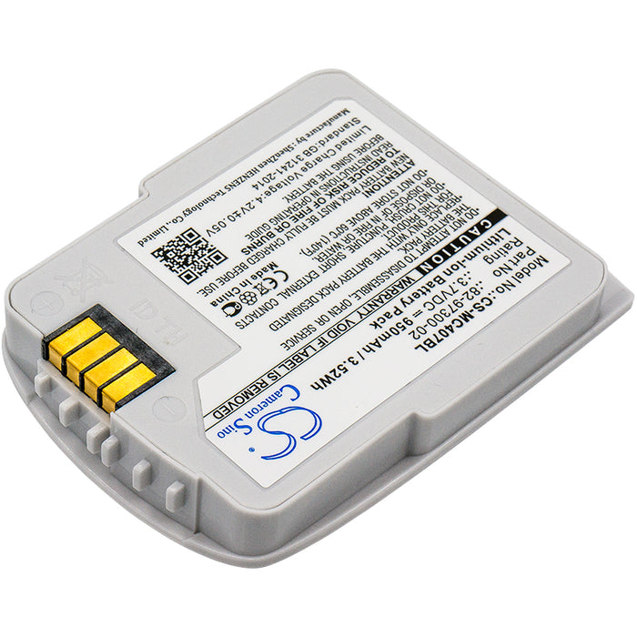 CS-MC407BL : Battery for Motorola CS4070, CS4070-SR - Replaces Motorola BTRY-CS40EAB00-04, 82-97300-02