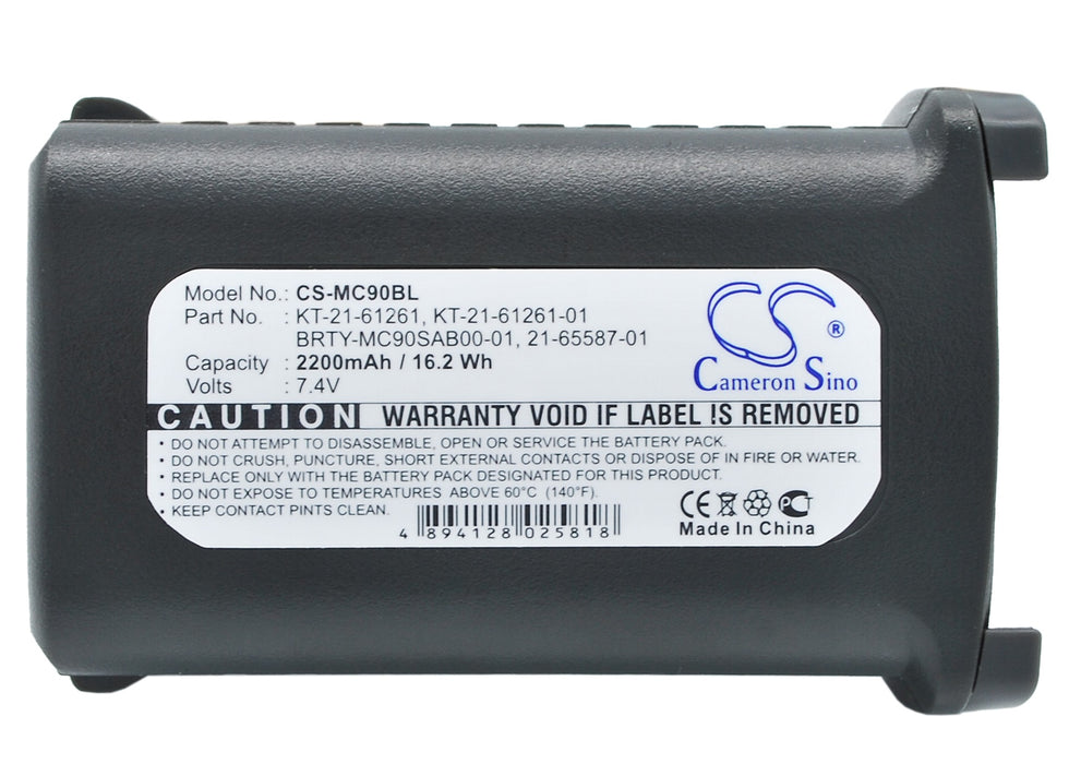 CS-MC90BL : Battery for Symbol MC9000, MC909X-K, MC9090-K and others - Replaces Symbol BRTY-MC90SAB00-01, 21-65587-01, KT-21-61261 and others