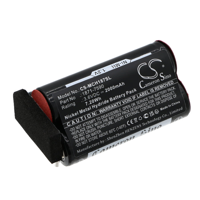 CS-MCH187SL : Battery for Moser ChromStyle 1871, Wella Academy ChromStyle, Super Cordless 1872 clipper and others - Replaces Moser 1871-7590