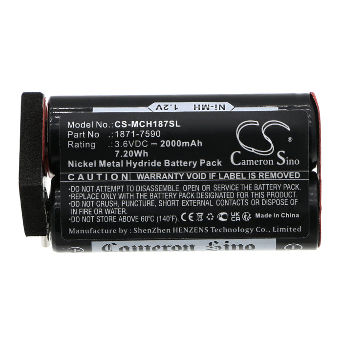 CS-MCH187SL : Battery for Moser ChromStyle 1871, Wella Academy ChromStyle, Super Cordless 1872 clipper and others - Replaces Moser 1871-7590