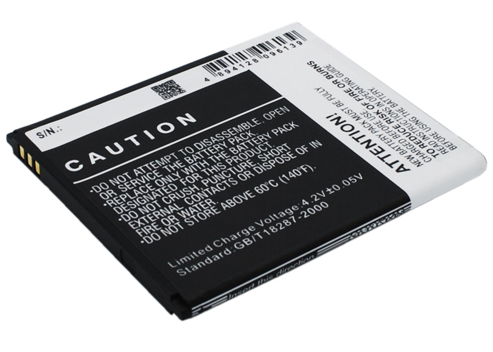 CS-MCT500XL : Battery for Mobistel Cynus T5, MT-9201w, MT-9201b and others - Replaces Mobistel BTY26182, BTY26182Mobistel/STD