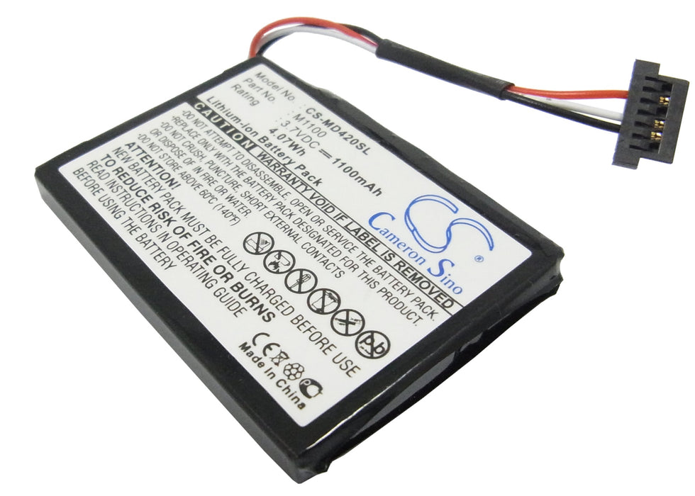 CS-MD420SL : Battery for Medion GoPal E4240, GoPal E4230, GoPal E4245 - Replaces Medion M1100