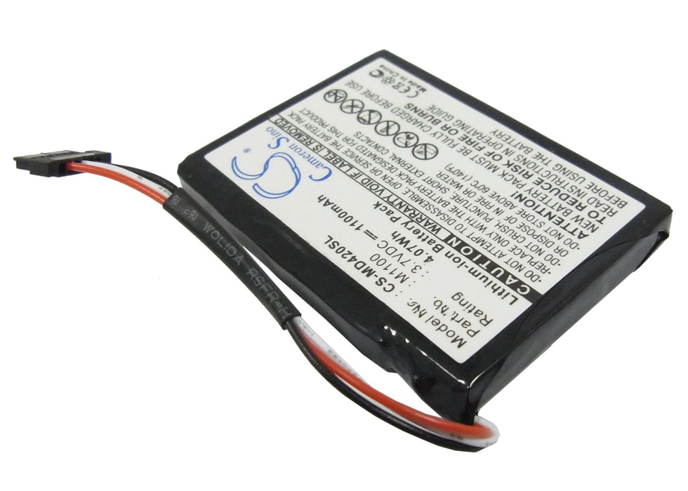 CS-MD420SL : Battery for Medion GoPal E4240, GoPal E4230, GoPal E4245 - Replaces Medion M1100