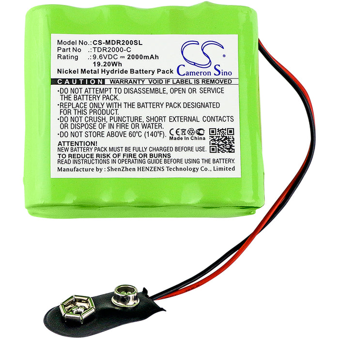 CS-MDR200SL : Battery for Megger TDR2000/2R echometer, Time Domain reflectometer Megger - Replaces Megger TDR2000-C