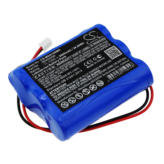 CS-MDS100MD : Battery for Medsonic MSCPR-1A - Replaces Medsonic B0402095