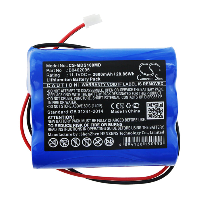 CS-MDS100MD : Battery for Medsonic MSCPR-1A - Replaces Medsonic B0402095