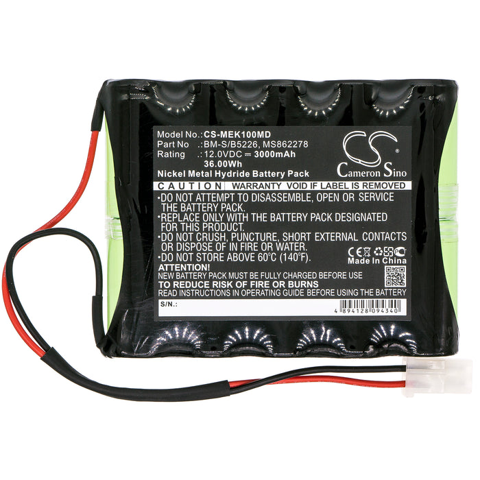 CS-MEK100MD : Battery for Fukuda Denshi FC700A - Replaces Siemens BM-S/B5226, MS862278