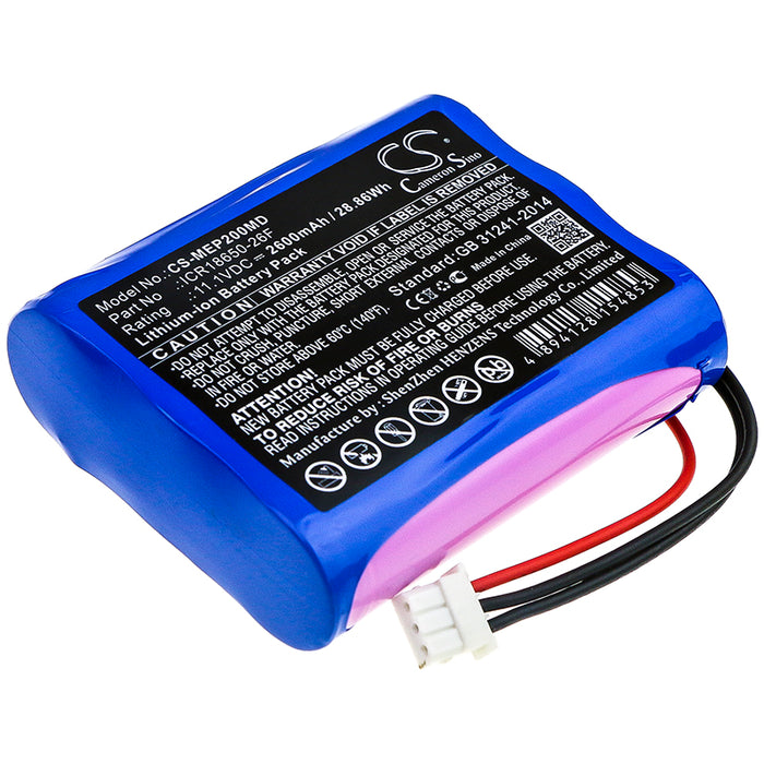 CS-MEP200MD : Battery for Medical Econet Compact 2 - Replaces Medical Econet ICR18650-26F