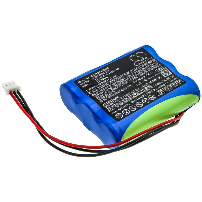 CS-MEP200MX : Battery for Medical Econet Compact 2 - Replaces Medical Econet ICR18650-26F