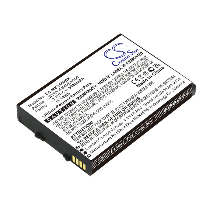 CS-MES400BX : Battery for Symbol ES400, ES405 - Replaces Symbol BTRY-ES40EAB00, 82-118523-01, 82-118523-011