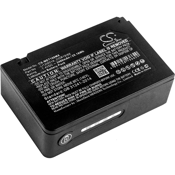 CS-MET100MX : Battery for Mindray T1, Defibrillateur Beneview T1 - Replaces Mindray LI12I001A, 2ICR19/65, LI12I002A and others