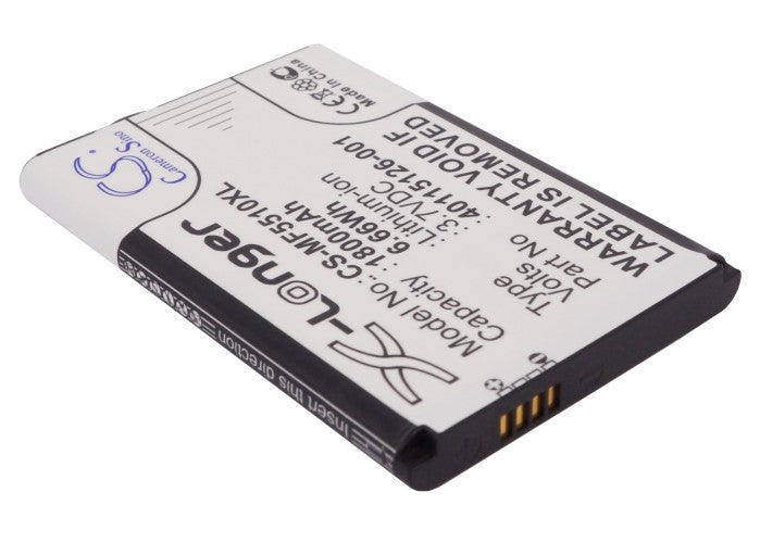 CS-MF5510XL : Battery for Novatel Wireless MiFi 5510, MiFi 5510L, MiFi5510 and others - Replaces Novatel Wireless 40115126-001, DC130318BA1Y