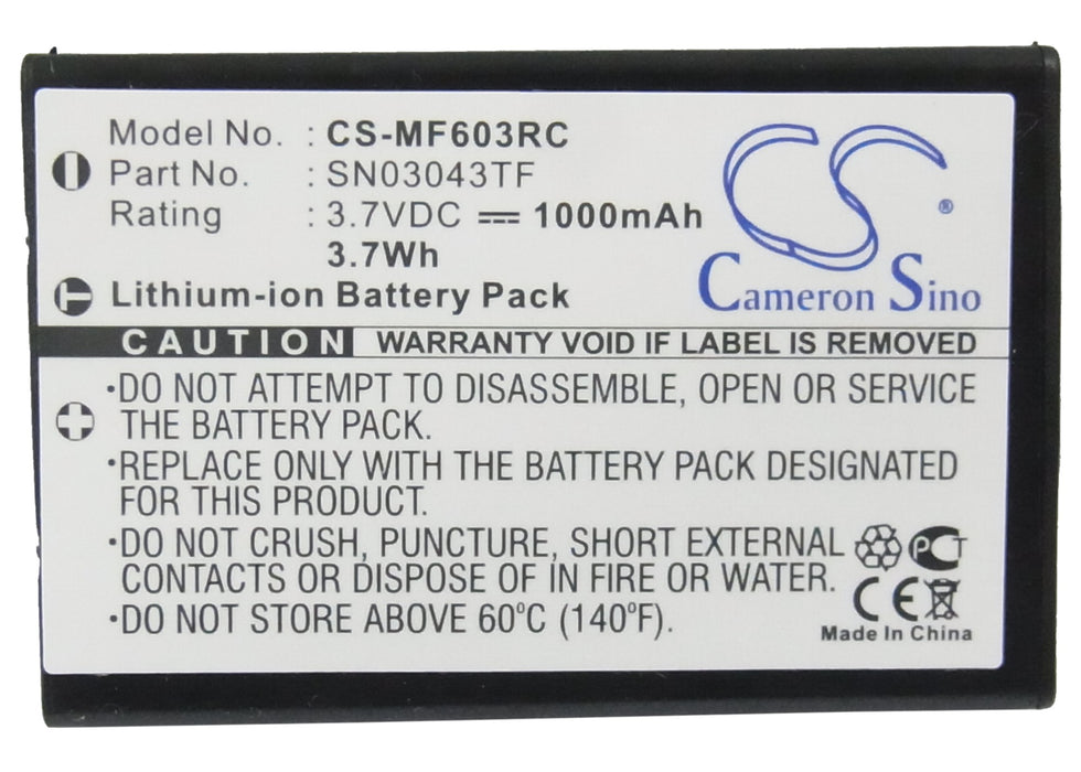 CS-MF603RC : Battery for Nevo UEI-NEVO C3, C3 - Replaces NEVO HK-NP60-850
