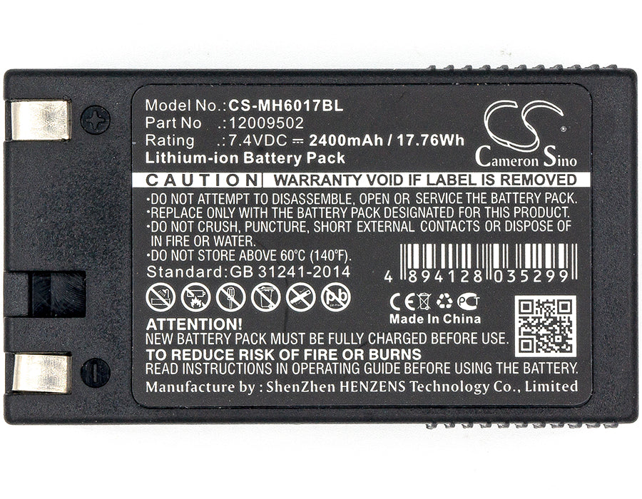 CS-MH6017BL : Battery for Pathfinder 6032, 6039, 6057 - Replaces Monarch 12009502