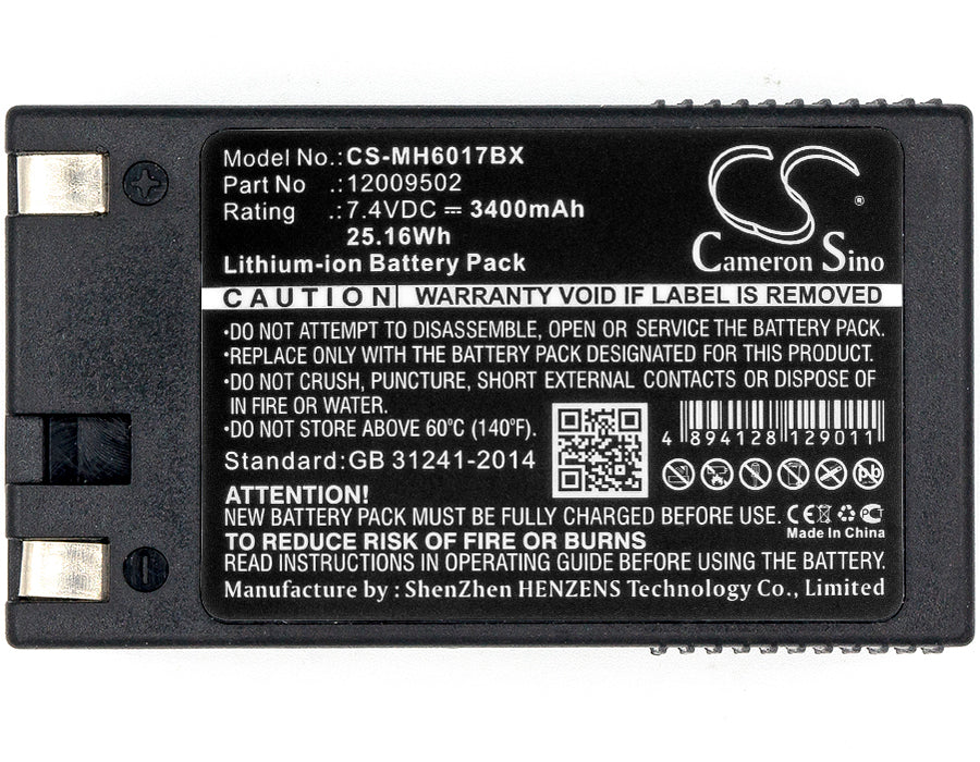 CS-MH6017BX : Battery for Pathfinder 6032, 603, 6039 and others - Replaces Monarch 12009502