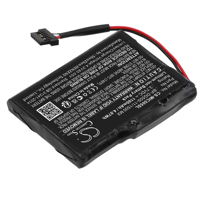 CS-MIC505SL : Battery for Mio cyclo 505 HC, cyclo 500 HC - Replaces Mio BP-DG500-11/1500 MX