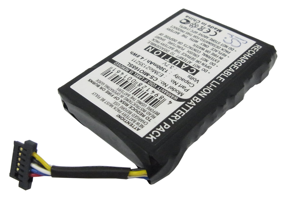 CS-MIO168SL : Battery for Typhoon MyGuide 3500 mobile, 3500Lidl, Guide and others - Replaces Mitac E3MIO2135211