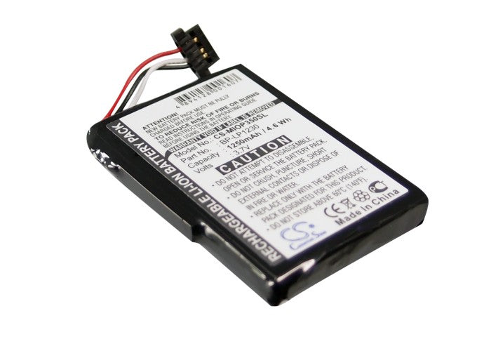 CS-MIOP350SL : Battery for Typhoon MyGuide 3500 Go - Replaces Mitac BL-LP1230/11-D00001U, 541380530005, BP-LP1200/11-D0001 MX and others