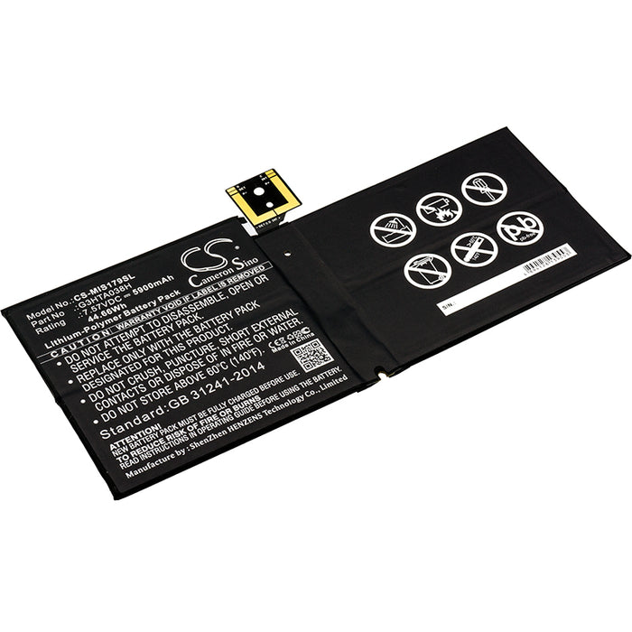 CS-MIS179SL : Battery for Microsoft Surface Pro 5, Surface Pro 5 1796 - Replaces Microsoft G3HTA038H, DYNM02