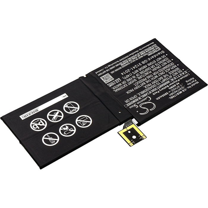 CS-MIS179SL : Battery for Microsoft Surface Pro 5, Surface Pro 5 1796 - Replaces Microsoft G3HTA038H, DYNM02