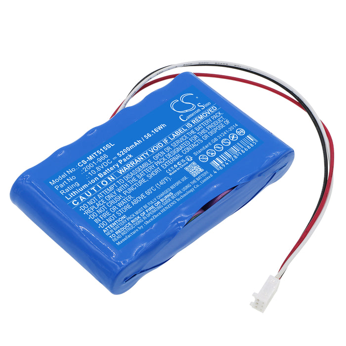 CS-MIT515SL : Battery for Megger MIT515 Insulation Resistance Tester, MIT525 Industrial Insulation Tester, MIT1025 Insulation Tester - Replaces Megger 2001-966