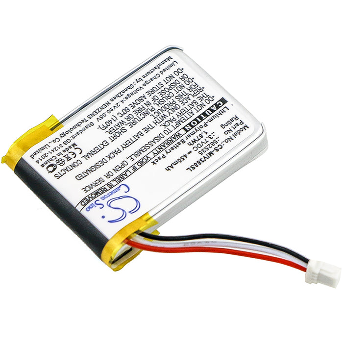 CS-MIV388SL : Battery for Mio Mivue 388, MIVUE 308, MIVUE 328 and others - Replaces Mio 582535, (1ICP6/26/36)