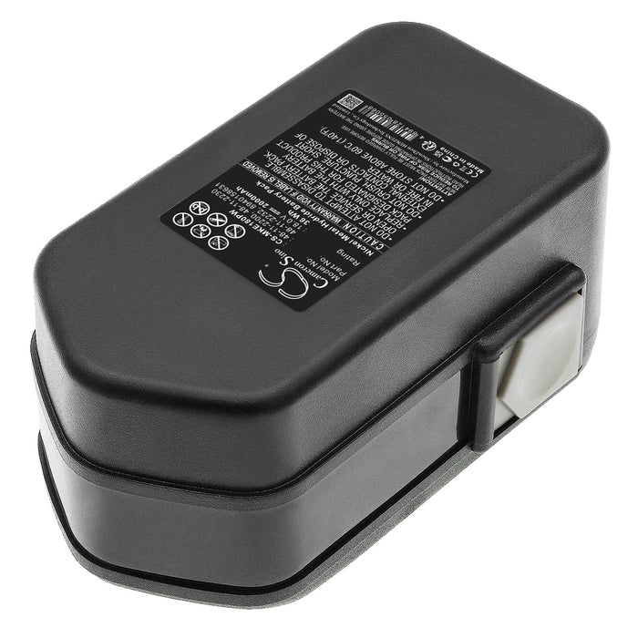 CS-MKE180PW : Battery for Milwaukee 0521-20, 0521-21, 0521-22 and others - Replaces Milwaukee 48-11-2200, 48-11-2230, 48-11-2232