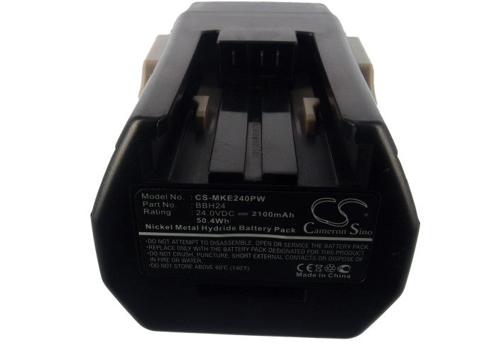 CS-MKE240PW : Battery for Milwaukee BXS24, BXL24, MXS24 and others - Replaces Milwaukee BBH24