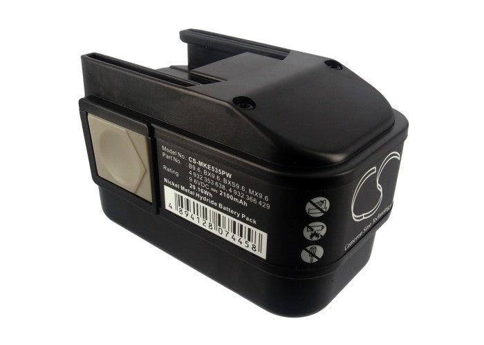 CS-MKE535PW : Battery for Milwaukee PCS6T, PES9.6, PES 9.6T - Replaces Milwaukee 4 932 353 638, 4 932 366 429, B9.6 and others
