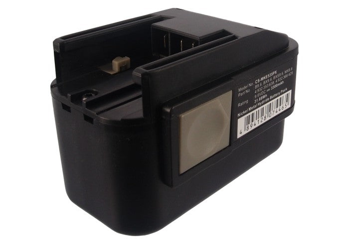 CS-MKE535PX : Battery for Milwaukee PCS6T, PES9.6, PES 9.6T - Replaces Milwaukee 4 932 353 638, 4 932 366 429, B9.6 and others