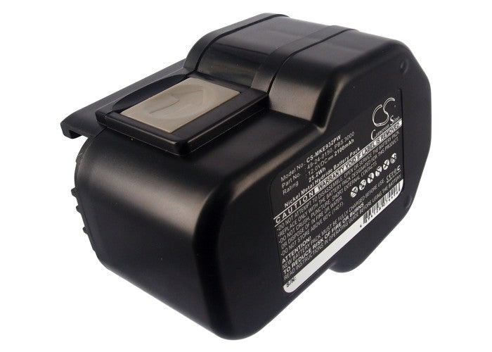 CS-MKE932PW : Battery for Milwaukee 0502-23, 0502-25, 0502-52 and others - Replaces Milwaukee 4 932 367 904, 4 932 376 508, 4 932 373 522 and others