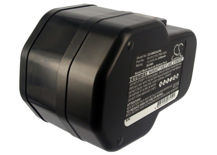 CS-MKE932PX : Battery for Milwaukee 0502-23, 0502-25, 0502-52 and others - Replaces Milwaukee 4 932 367 904, 4 932 376 508, 4 932 373 522 and others