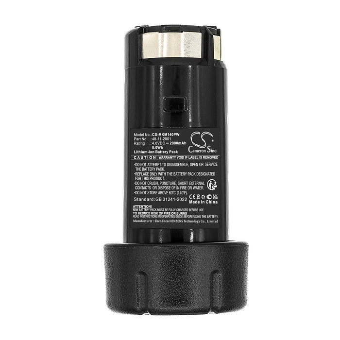CS-MKM140PW : 4.0v 2000mAh Li-ion battery, replaces 48-11-2001
