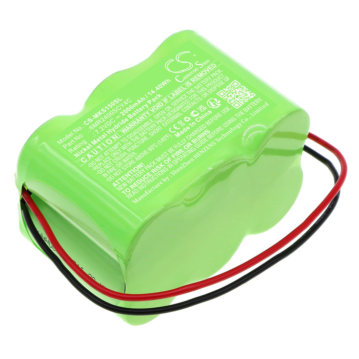 CS-MKS150SL : Battery for Kathrein MSK15 - Replaces Kathrein 6MR2400SCY4C