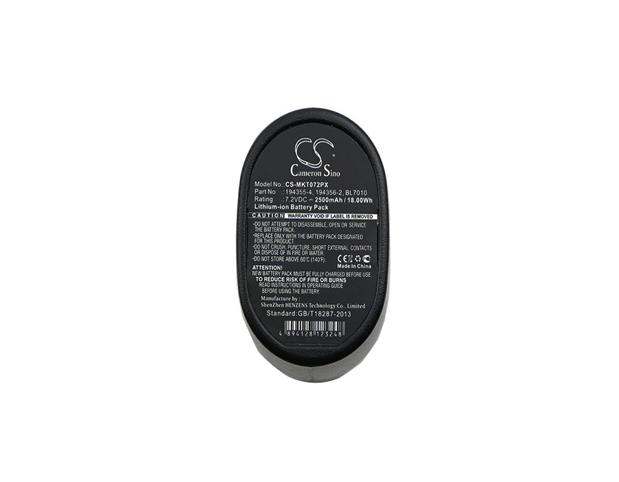 CS-MKT072PX : Battery for Makita CL070, CL070D, CL070DS and others - Replaces Makita 194355-4, 194356-2, BL7010 and others