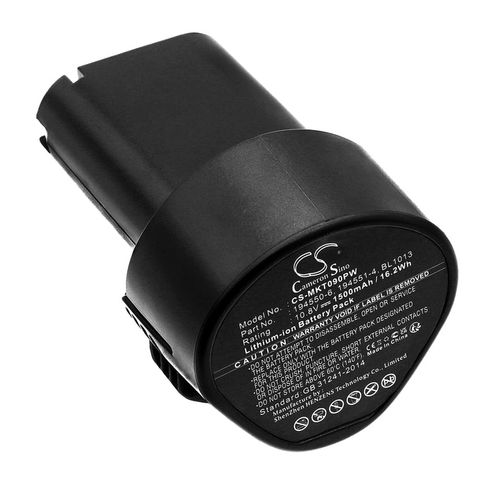 CS-MKT090PW : Battery for Makita CL102DZX, JR100DWE, ML100W and others - Replaces Makita 194550-6, 194551-4, BL1013 and others