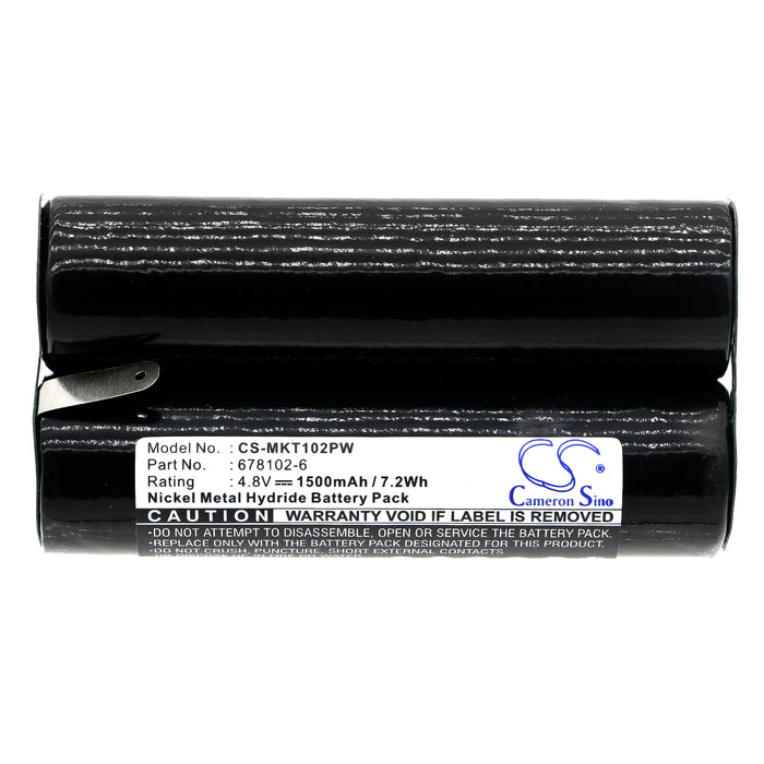 CS-MKT102PW : Battery for Makita 6041D, 6041DW, 6043D and others - Replaces Makita 678102-6