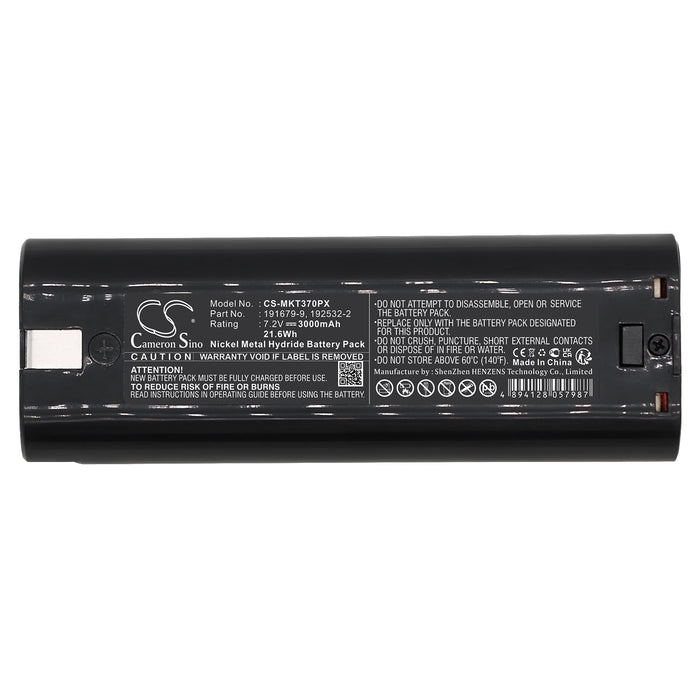 CS-MKT370PX : Battery for Makita 3700D, 3700DW, 4071D and others - Replaces Makita 191679-9, 192532-2, 192695-4 and others