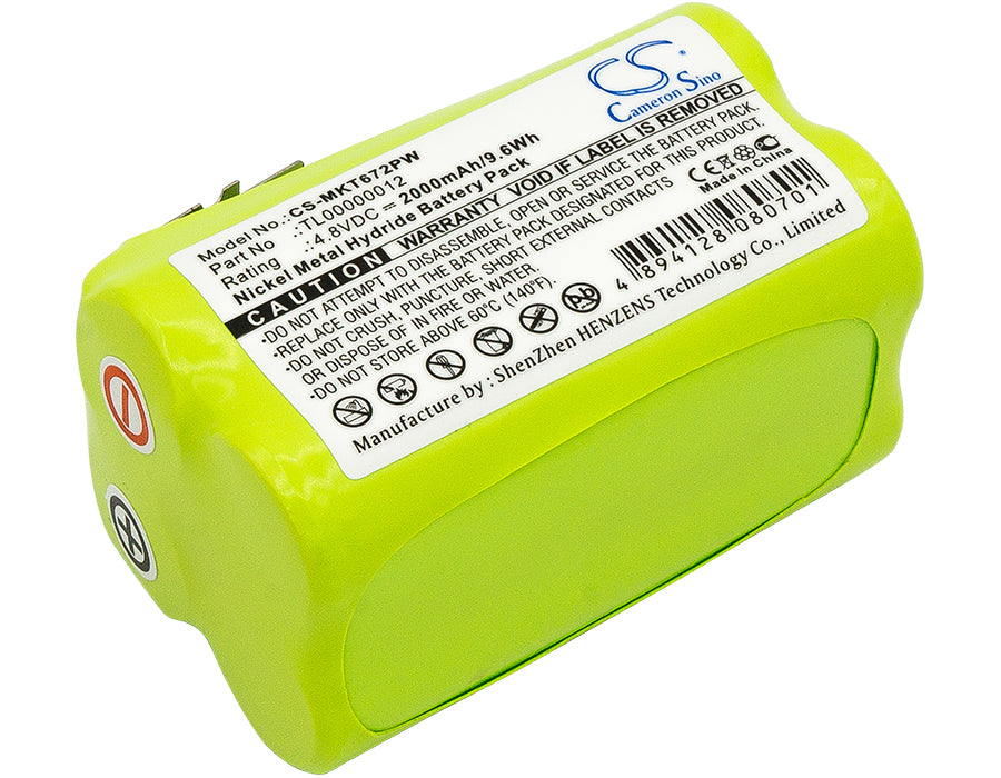 CS-MKT672PW : Battery for Makita 6722DW, 6723DW, 6722D - Replaces Makita TL00000012