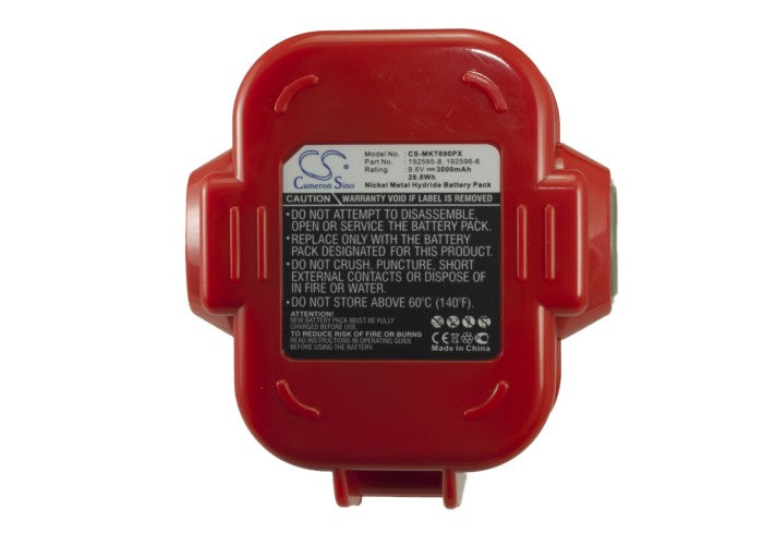 CS-MKT690PX : Battery for Makita 6207D, 6207DWDE, 6222D and others - Replaces Makita 192595-8, 192596-6, 192638-6 and others